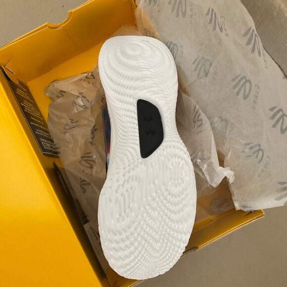 NIB Under Armour Curry shoes 8 PRNT Flow Tie Dye black collectors 12 limited - Picture 11 of 14